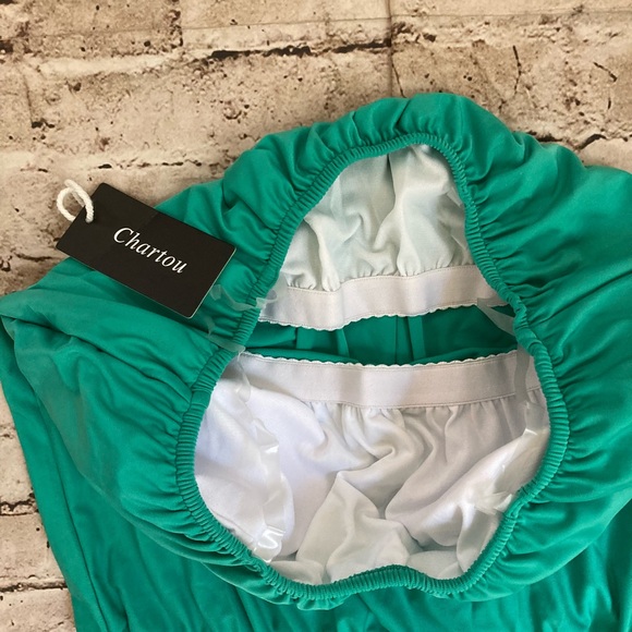 NWT Chartou collection, light green, one piece swimsuit. Size XL. - Picture 7 of 8